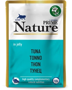 Пауч PRIME NATURE для котят с тунцом в желе