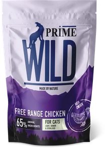 {{photo.Alt || photo.Description || 'Беззерновой сухой корм PRIME WILD для стерилизованных кошек / контроль веса с курицей PRIME WILD GF FREE RANGE CHICKEN'}}