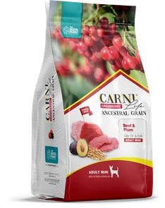 Сухой корм CARNI LIFE для взрослых собак мелких пород говядина с черносливом и клюквой CARNI LIFE Adult Mini