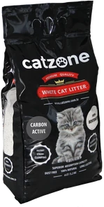 Комкующийся наполнитель Catzone Premium с активированным углем и ароматом алоэ вера Carbon Active
