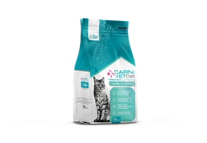 {{photo.Alt || photo.Description || 'Сухой корм Carni Vet Diet для кошек с рыбой и картофелем диета при пищевой аллергии и непереносимости Cat Super Defense'}}