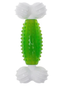 Игрушка для собак Feline Clean Косточка нейлон/синтетическая резина 19 см с ароматом мяты, зеленый WB15321G