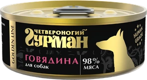{{photo.Alt || photo.Description || 'Консервы для собак Четвероногий гурман натуральная говядина в желе Golden Line'}}