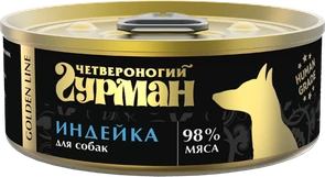 {{photo.Alt || photo.Description || 'Консервы для собак Четвероногий гурман натуральная индейка в желе Golden Line'}}
