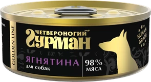 {{photo.Alt || photo.Description || 'Консервы для собак Четвероногий гурман натуральная ягнятина в желе Golden Line'}}