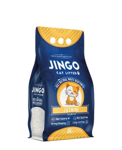 Комкующийся наполнитель Jingo Jasmine с ароматом жасмина