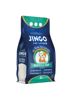 Комкующийся наполнитель Jingo Marsaille Soap с ароматом марсельского мыла