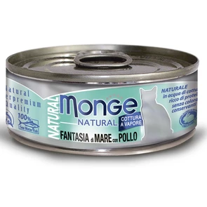 {{photo.Alt || photo.Description || 'Консервы MONGE Cat Natural для взрослых кошек с морепродуктами и курицей 75% мяса'}}