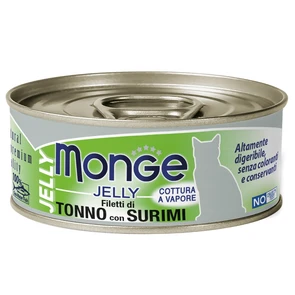 {{photo.Alt || photo.Description || 'Консервы MONGE для взрослых кошек с желтоперым тунцом и сурими Jelly Adult cat'}}