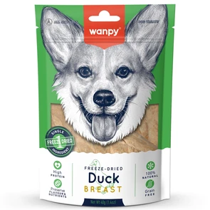 {{photo.Alt || photo.Description || 'Сублимированное лакомство WANPY DOG для собак "Утка" Freeze Dried Duck Jerky'}}