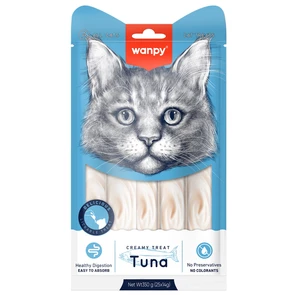 {{photo.Alt || photo.Description || 'Лакомство для кошек WANPY CAT нежное пюре из тунца Creamy Treat Tuna'}}