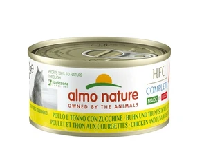 Консервы ALMO NATURE HFC Natural для кошек Итальянские рецепты: Курица и Тунец с Цуккини HFC Made in Italy - Chicken and Tuna and Zucchini 55015