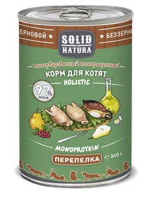 {{photo.Alt || photo.Description || 'Консервы Solid Natura Holistic для котят Перепёлка в желе'}}