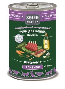 {{photo.Alt || photo.Description || 'Консервы Solid Natura Holistic для кошек Ягненок в желе'}}