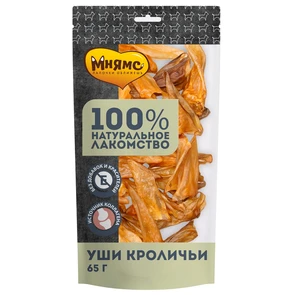 {{photo.Alt || photo.Description || 'Лакомство для собак Мнямс Уши кроличьи'}}
