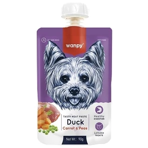 {{photo.Alt || photo.Description || 'Wanpy Dog Лакомство для собак Мясной мусс из утки и моркови с горохом'}}