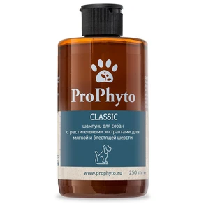 {{photo.Alt || photo.Description || 'Жидкий шампунь ProPhyto CLASSIC SHAMPOO для собак с растительными экстрактами для блеска и мягкости шерсти'}}