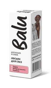 Гигиенический лосьон Balu для глаз кошек и собак 00-00000215