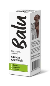 Гигиенический лосьон Balu для ушей кошек и собак 00-00000216