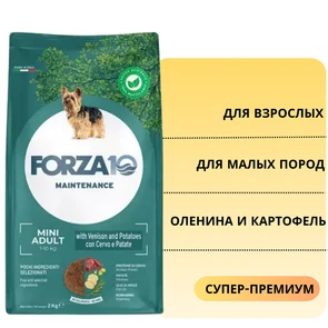{{photo.Alt || photo.Description || 'Сухой корм Forza10 Maintenance для взрослых собак мелких пород с олениной и картофелем Mini Adult'}}