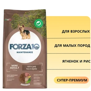 {{photo.Alt || photo.Description || 'Сухой корм Forza10 Maintenance для взрослых собак мелких пород из ягненка с рисом Small/Medium'}}