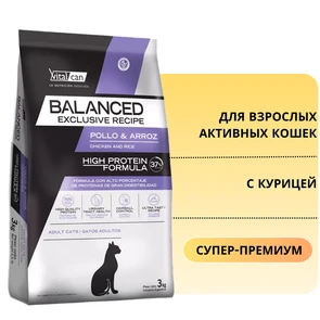 {{photo.Alt || photo.Description || 'Сухой корм Vitalcan для взрослых активных кошек с курицей Balanced Cat Adult Exclusive Recipe Chicken And Rice'}}