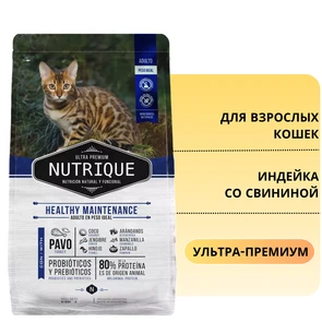 {{photo.Alt || photo.Description || 'Сухой корм Vitalcan для взрослых кошек с индейкой и свининой Nutrique Young Adult Cat Healthy Maintenance'}}