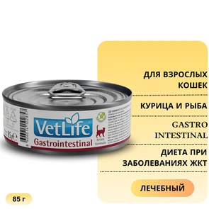 {{photo.Alt || photo.Description || 'Консервы FARMINA VETLIFE NATURAL DIET CAT GASTROINTESTINAL для взрослых кошек с курицей и рыбой диета при заболеваниях ЖКТ'}}