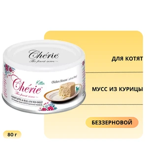 {{photo.Alt || photo.Description || 'Консервы PETTRIC Cherie для котят мусс из курицы Complete Balanced Diet Chicken mousse for kitten'}}