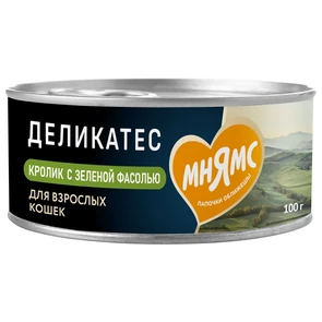 {{photo.Alt || photo.Description || 'Консервы Мнямс для кошек с кроликом с зеленой фасолью Паштет по-мальтийски'}}