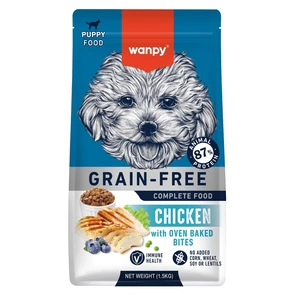 {{photo.Alt || photo.Description || 'Беззерновой сухой корм Wanpy Dog для щенков всех пород с курицей PUPPY CHICKEN'}}