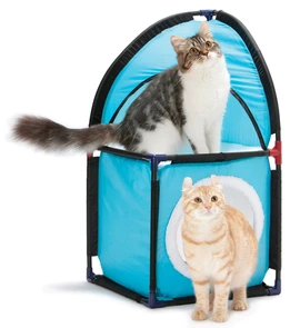 {{photo.Alt || photo.Description || 'Домик Kitty City для кошек: Место встречи. Kitty Corner : 72*36*36см, флис (sp0232).'}}