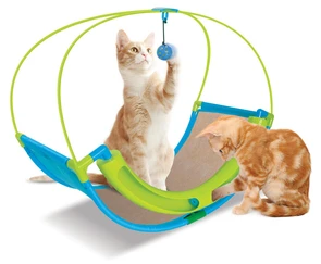 {{photo.Alt || photo.Description || 'Когтеточка Kitty City для кошек Школа Рока.  Rocking Roller  46*60*33см, сизаль (sp0344).'}}