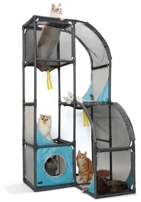 {{photo.Alt || photo.Description || 'Игровой комплекс Kitty City для кошек Мегаполис.  Skyscraper : 157,5*80*80см (sp0234).'}}