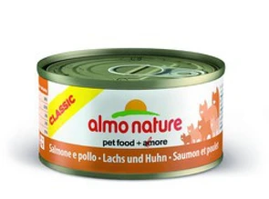 Консервы ALMO NATURE Classic Adult Cat Salmon Chicken для взрослых кошек с лососем и курицей 26486