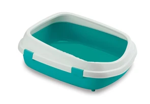 Туалет Stefanplast Queen с рамкой, аквамариновый 71*55*24,5 см 21415.акв