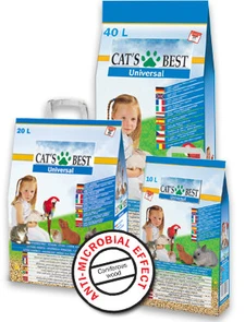 Древесный впитывающий наполнитель Cat's Best Universal 26146