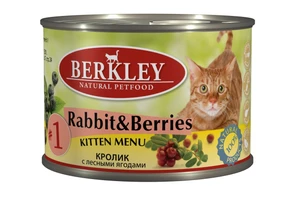 {{photo.Alt || photo.Description || 'Консервы BERKLEY для котят №1 с кроликом и лесными ягодами'}}