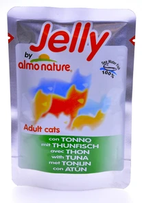 Пауч ALMO NATURE Jelly Cat Tuna для взрослых кошек с тунцом в желе 22522