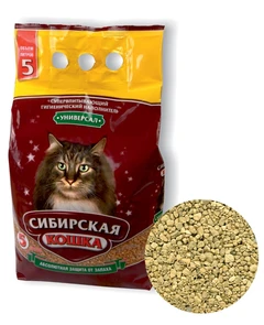 Впитывающий наполнитель Сибирская кошка Универсал 26288