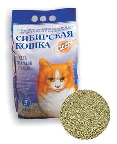 Комкующийся наполнитель Сибирская кошка Прима 26281