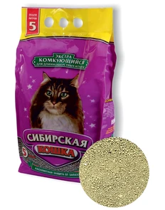 Комкующийся наполнитель Сибирская кошка Экстра 26292