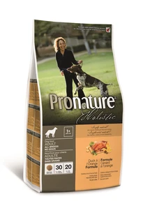 Беззерновой сухой корм PRONATURE HOLISTIC Adult Duck and Orange для взрослых собак всех пород с уткой и апельсинами 102.2000