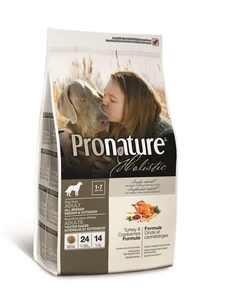 Сухой корм PRONATURE HOLISTIC Adult Turkey and Cranberry для взрослых собак всех пород с индейкой и клюквой 102.2004