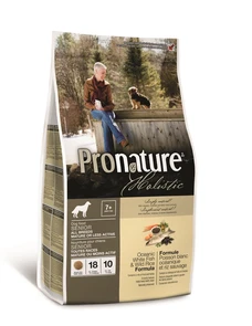 Сухой корм PRONATURE HOLISTIC Senior Oceanic White Fish and Wild Rice для пожилых или малоактивных собак всех пород с океанической белой рыбой и диким канадским рисом 102.2008