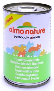 Консервы ALMO NATURE Classic Adult Eastern little Тuna для взрослых кошек с пятнистым индо-тихоокеанский тунцом 20076