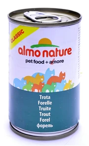Консервы ALMO NATURE Classic Adult Trout для взрослых кошек с форелью 20083