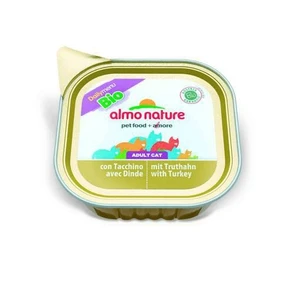 Консервы ALMO NATURE Daily Menu Bio Turkey для взрослых кошек "Паштет Био-меню с индейкой" 23197