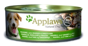 Консервы APPLAWS Dog Mackerel/Seaweed/Sweetcorn для собак с скумбрией, морской капустой и сладкой кукурузой 10286