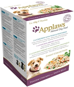 Пауч APPLAWS Dog Jelly Pouch Finest Selection в желе для собак "Великолепие вкусов" набор 5 шт 10745